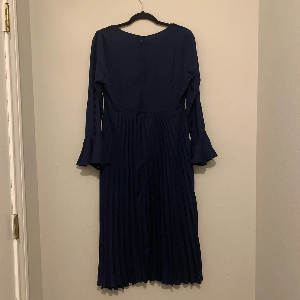 ASOS Maternity Navy Floral Midi Dress - Picture 9 of 9